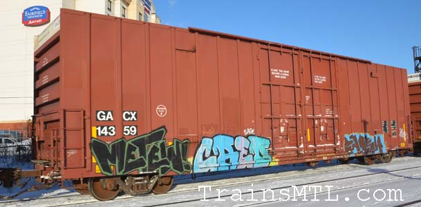 Car/wagon GACX14359 right side / coté droit